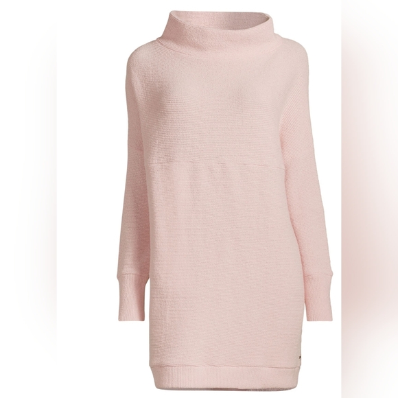 O'Neil Throw It On Mock Neck shirt dress, large, canyon clay colour. Like new - Picture 7 of 9